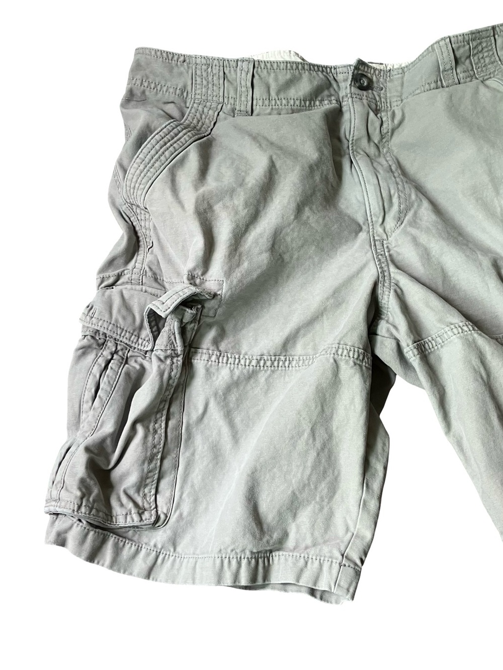 Mens Cargo Shorts Lot (2) Khaki Sz 36 Hiking Fishing Union Bay Old Navy Utility - Picture 7 of 13